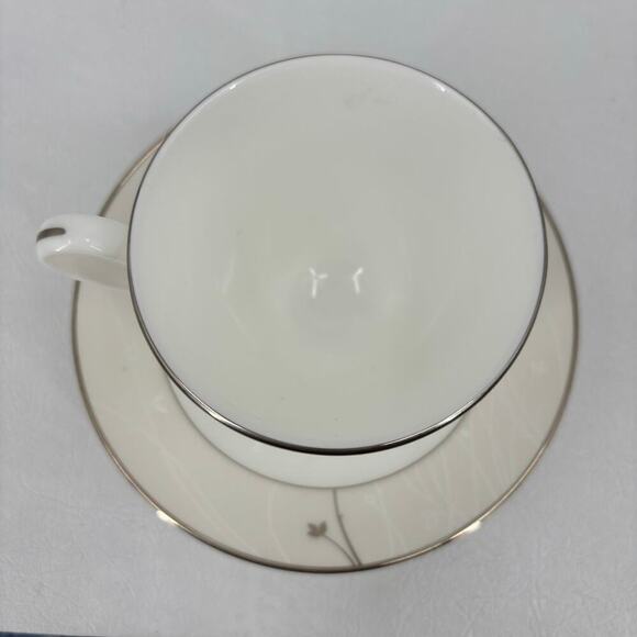 Waterford Fine China Lisette Footed Cup and Saucer Replacement Set Coffee Tea - Picture 3 of 10